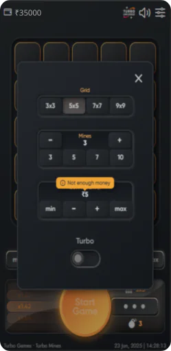 Turbo Mines Bet